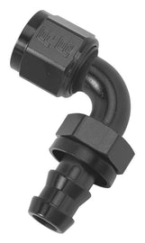 RUSSELL 624163 Twist-Lok Hose End #6 90 Deg Black