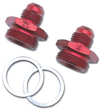 RUSSELL 640220 Russell 640220 6AN Male Dual Feed Holley Carburetor Fitting Pair