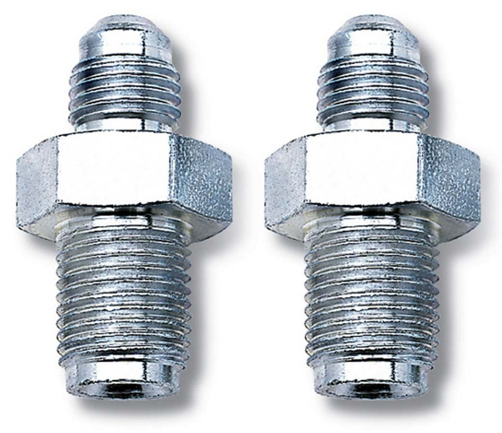 RUSSELL 640311 Russell 640311 7/16 inch x 24 4AN Male Fitting - Steel, Nickel Plated - Pair