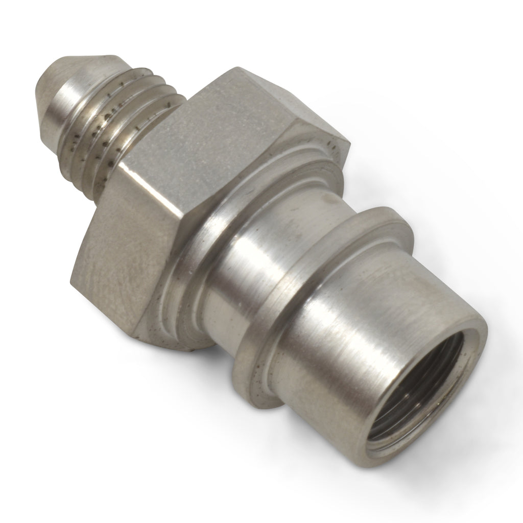 RUSSELL 640411 Russell 640411 3AN Male to 10mm x 1.0 Female Steel Fitting Adapter