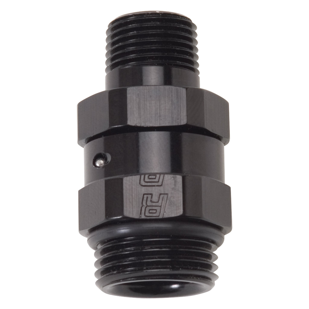 RUSSELL 640543 Russell 640543 3/8-Inch NPT Male Swivel to 10 AN Male Adapter - Aluminum Black Anodized