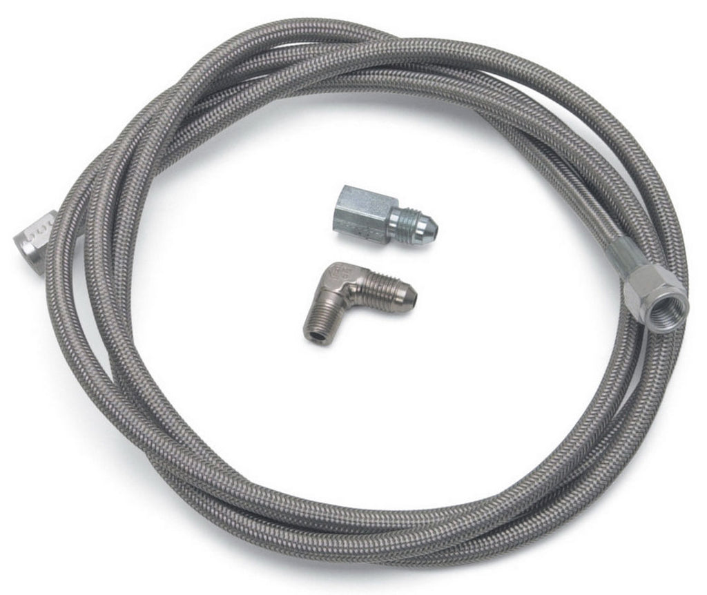 RUSSELL 640720 Russell 640720 Fitting Kit for Fuel & Oil with 6 ft Braided PTFE Hose Assembly, 4 AN Female to 4 AN Female Fittings