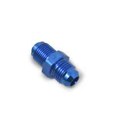 RUSSELL 640810 Russell 640810 6AN Male to 14mm x 1.25in Male Aluminum Fitting with Blue Anodized Finish
