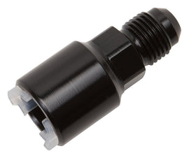 RUSSELL 640853 Push-On EFI Fitting #6 to 3/8in Hard Tube Black