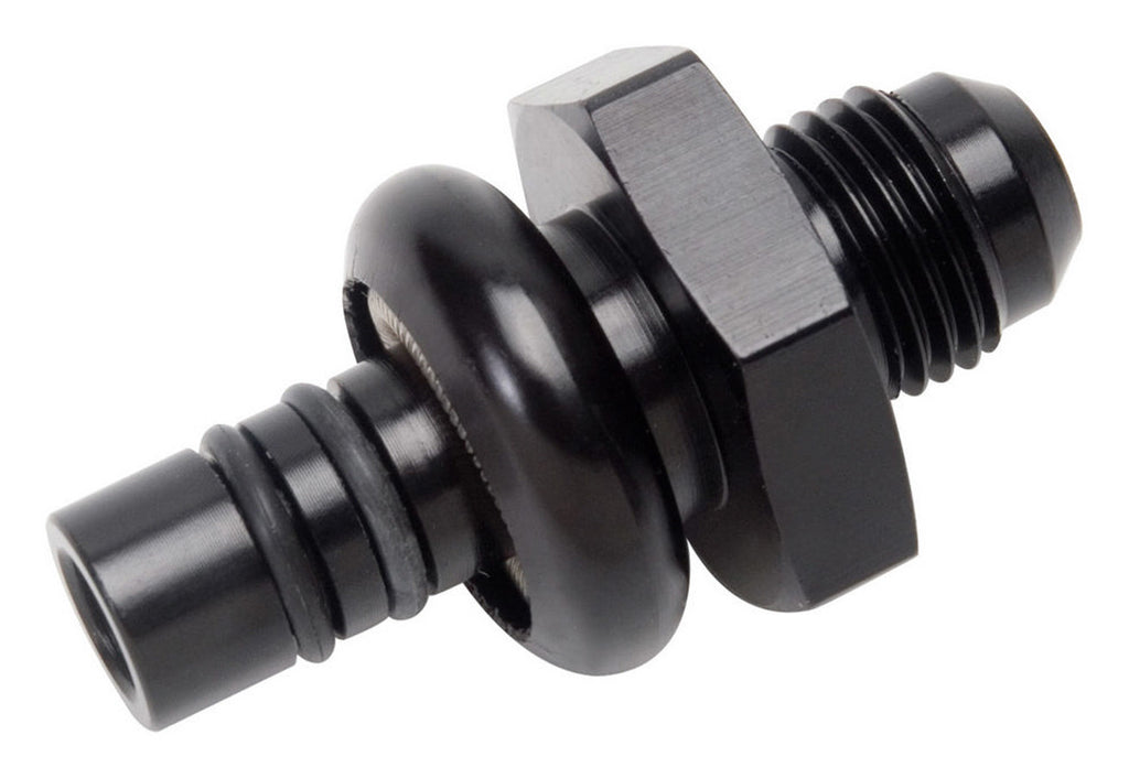RUSSELL 640903 Adapter EFI 6an Fitting Ford Pressure Side Black