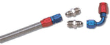RUSSELL 641020 Russell Fuel Line Kit with Stainless Braided Hose and AN Fittings for Quadrajet Carburetors