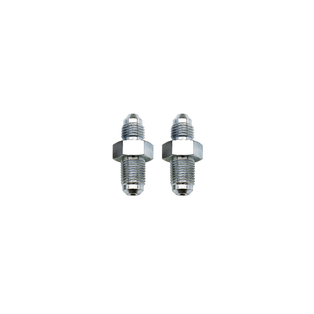 RUSSELL 641321 Russell 641321 3AN to 7/16-20 Inverted Flare Female Adapter - Steel, Zinc Plated, 2 Pack