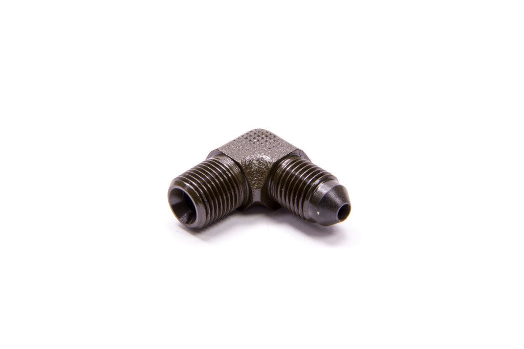RUSSELL 642793 Russell #3 to 1/8 NPT 90 Degree Aluminum Fitting - Black Anodized