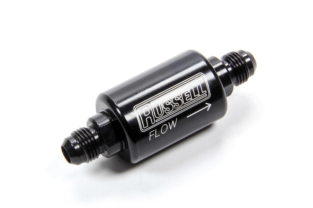 RUSSELL 650603 Check Valve 6an Male to 6an Male Black Anodize