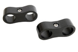 RUSSELL 654313 Russell 654313 8AN Aluminum Hose Separator – Black Anodized Pair for Automotive and Industrial Uses