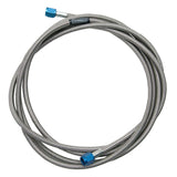 RUSSELL 658490 Russell 658490 6AN Nitrous Hose Assembly - 12 Inches Long with Blue Braided Stainless Steel Ends
