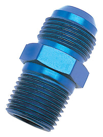 RUSSELL 660080 Russell 660080 10AN Male to 3/4 NPT Male Adapter Fitting, Aluminum with Blue Anodized Finish