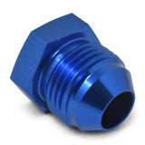 RUSSELL 660180 Russell 660180 4AN Flare Plug Adapter - Blue Anodized Aluminum