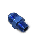 RUSSELL 660420 Russell 660420 4AN Male to 1/8 Inch NPT Male Aluminum Adapter with Blue Anodized Finish