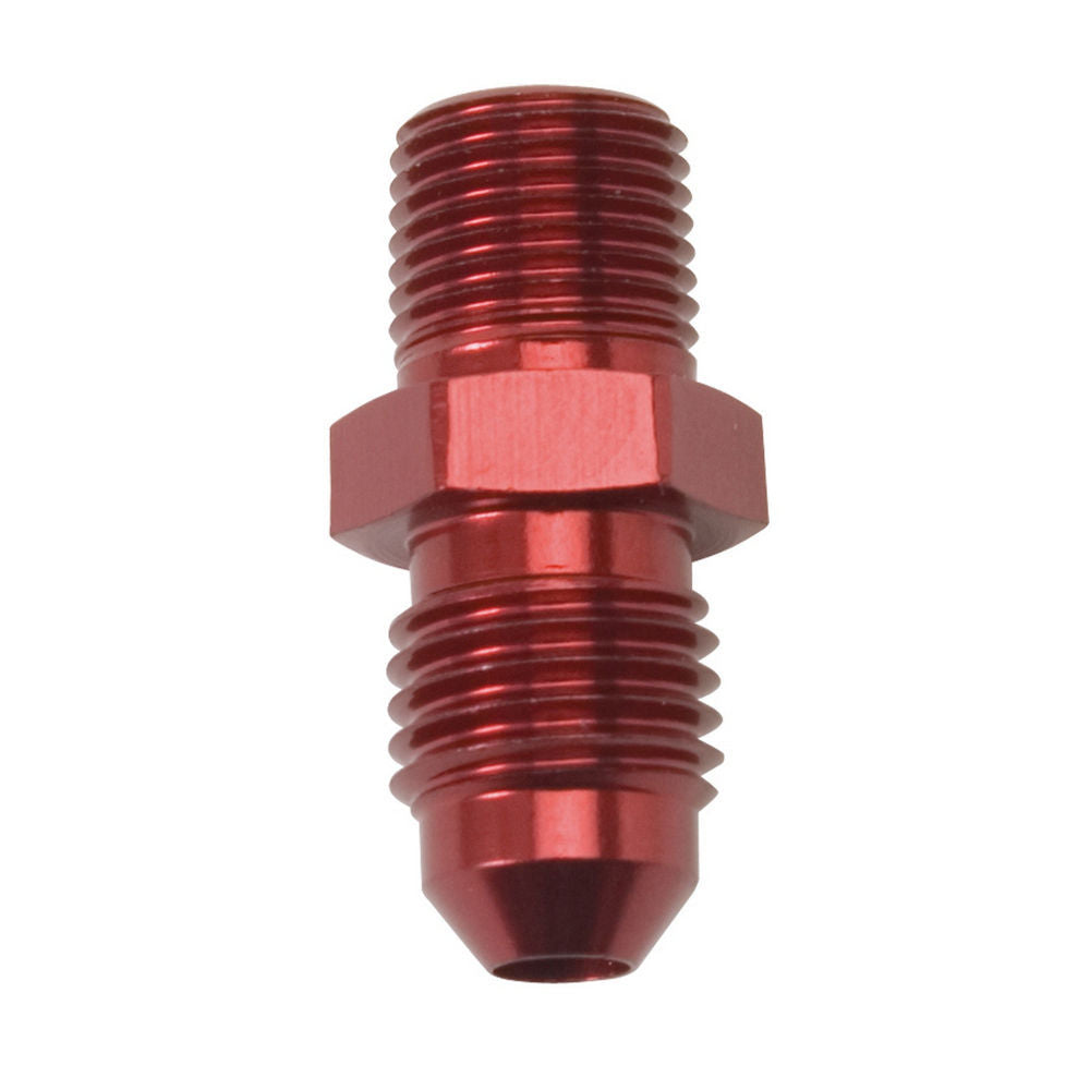 RUSSELL 660424 Russell 660424 4AN Male to 1/8 Inch NPT Male Adapter in Red Anodized Aluminum