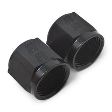 Load image into Gallery viewer, RUSSELL 660563 Russell 660563 4AN to 1/4 inch Tube Nut Set of 6 - Black Anodized Aluminum Fittings