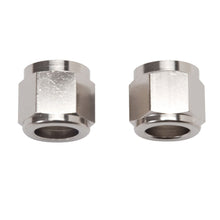 Load image into Gallery viewer, RUSSELL 660581 Russell Endura Tube Nut #8 - 1/2 Inch Aluminum Nickel Anodized Fitting Pair
