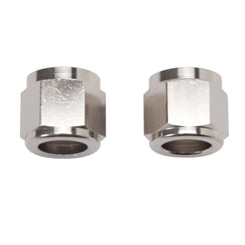RUSSELL 660581 Russell Endura Tube Nut #8 - 1/2 Inch Aluminum Nickel Anodized Fitting Pair