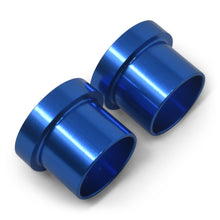 Load image into Gallery viewer, RUSSELL 660630 Russell 660630 3AN to 3/16 in Aluminum Tube Sleeve Set, Blue Anodized, Pack of 6