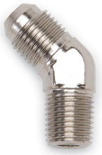 Load image into Gallery viewer, RUSSELL 660941 Russell Endura 45 Degree Adapter Fitting - 4 AN Male to 1/8 in NPT Male Aluminum Nickel Anodized