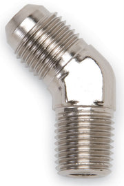 RUSSELL 660941 Russell Endura 45 Degree Adapter Fitting - 4 AN Male to 1/8 in NPT Male Aluminum Nickel Anodized