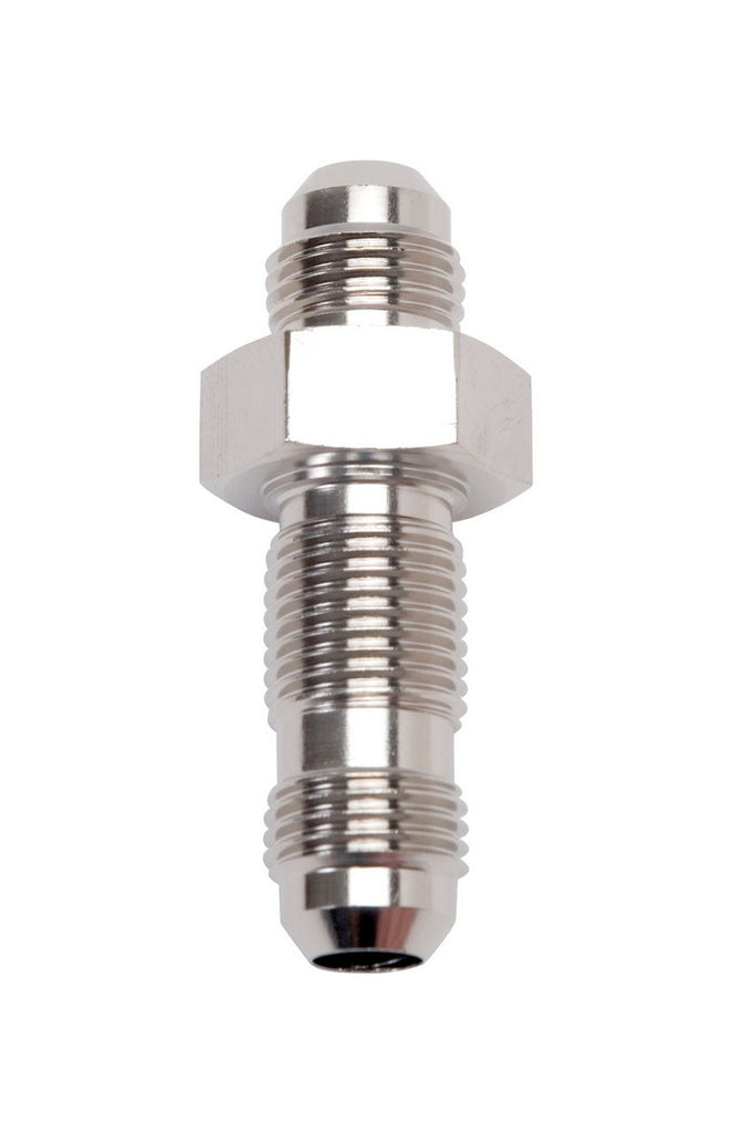 RUSSELL 661191 Russell Endura Bulkhead Fitting #8 Straight - Aluminum Nickel Anodized - Part 661191