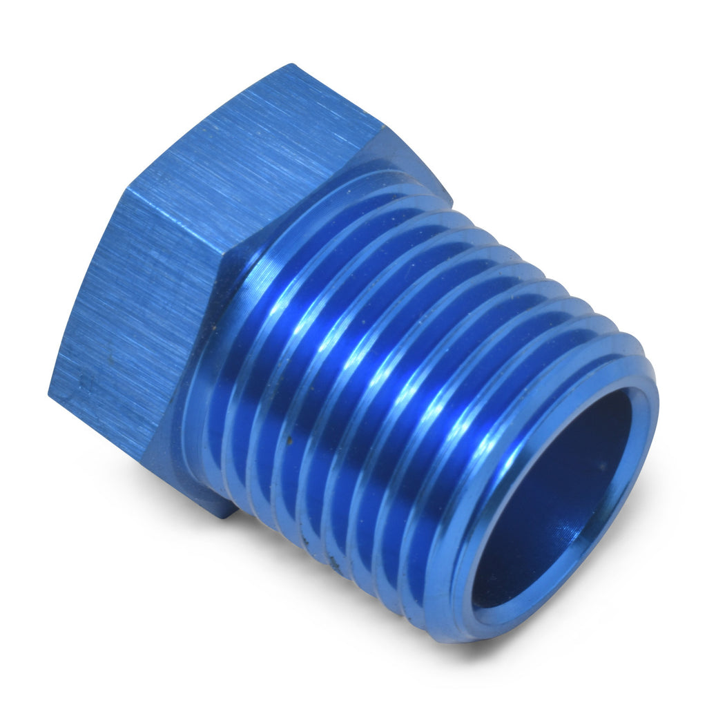 RUSSELL 661560 Russell 661560 3/8 in NPT Male to 1/4 in NPT Female Aluminum Bushing, Blue Anodized