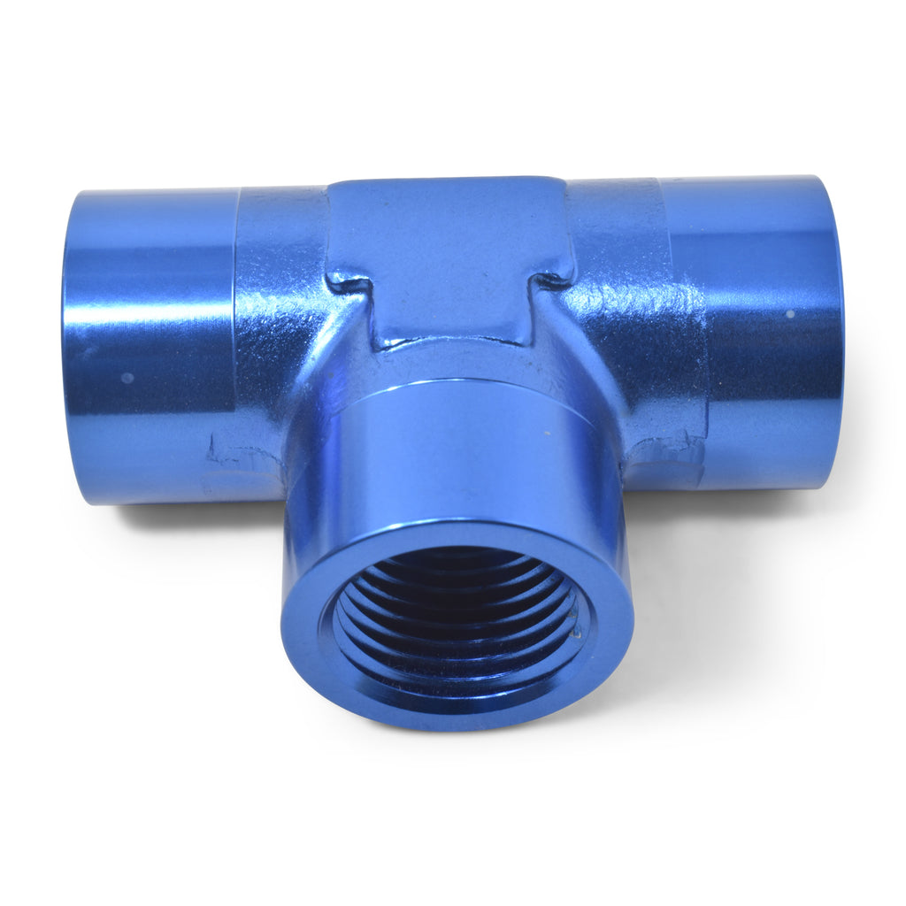 RUSSELL 661710 Russell 1/8 Inch Female Pipe Tee in Blue - Air-Restricted and Truck Freight Free