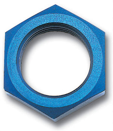 RUSSELL 661900 Endura Bulkhead Nut #8 Blue