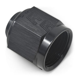 RUSSELL 661953 Russell 4AN Flare Cap in Black, Aluminum - Part Number 661953