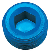 Load image into Gallery viewer, RUSSELL 662060 Russell 662060 1/2 Inch Allen Pipe Plug - Aluminum Blue Anodized Fitting