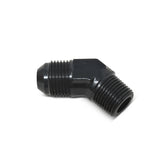 RUSSELL 662393 Russell 662393 6AN Male to 3/8 Inch Male Pipe Fitting 45-Degree Elbow Black
