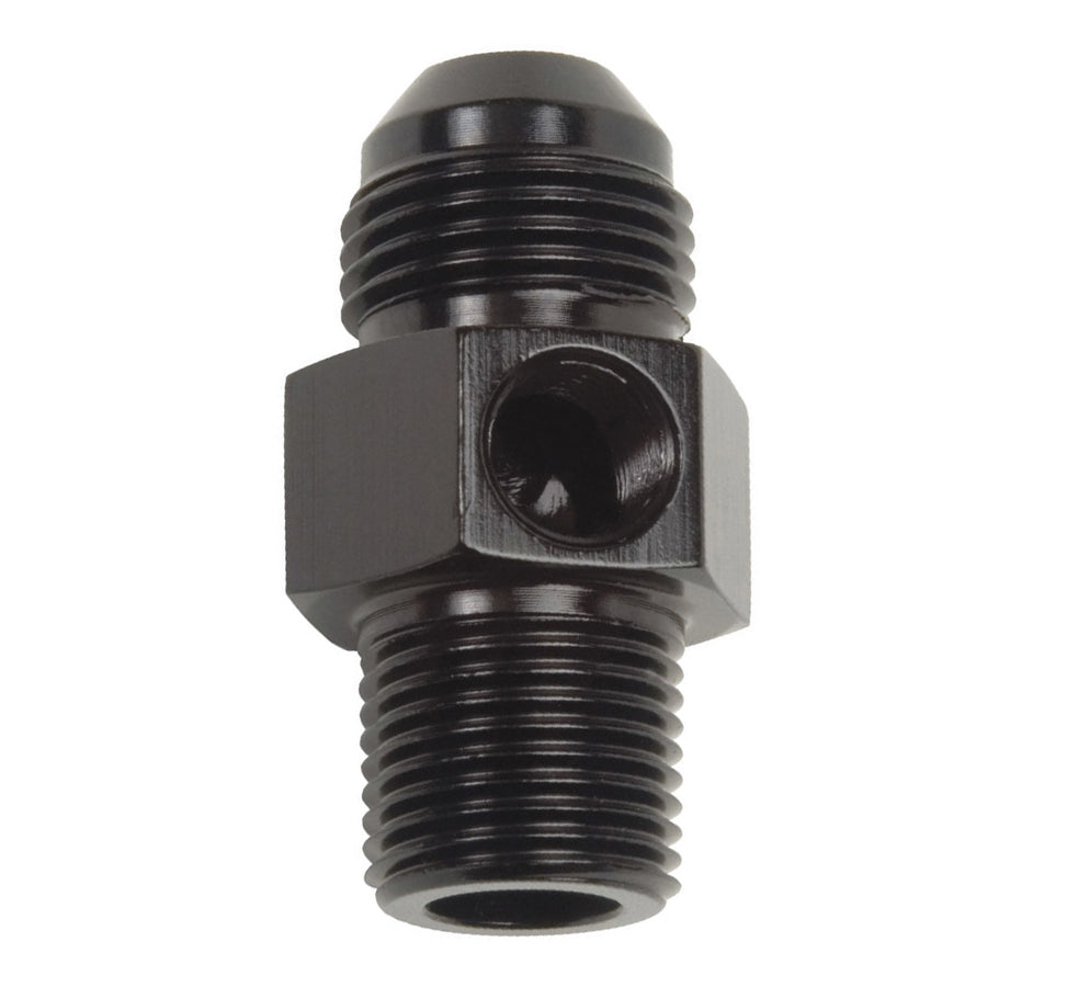 RUSSELL 670063 P/C #6 to 3/8 NPT Str Adptr Fitting w/ 1/8 NPT
