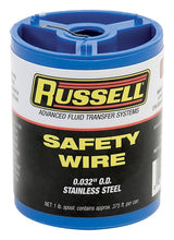 Load image into Gallery viewer, RUSSELL 671580 Russell 0.032 inch Safety Wire 1 lb Spool for Secure Fastening and Maintenance