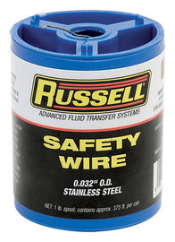 RUSSELL 671580 Russell 0.032 inch Safety Wire 1 lb Spool for Secure Fastening and Maintenance