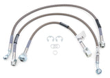 RUSSELL 672420 Russell Brake Hose Kit for 1979-1987 GM Fullsize Trucks - Braided Stainless Steel, 4WD