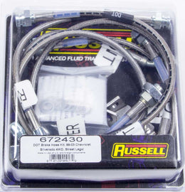 RUSSELL 672430 Brake Line Kit 99-04 Chevy Truck