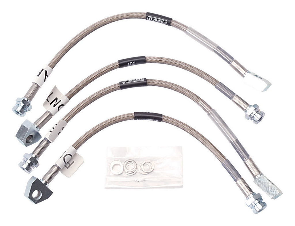 RUSSELL 692010 Russell S/S Brake Line Kit for 1984-87 Chevrolet Corvette – Street Legal, DOT Approved Braided Stainless Steel