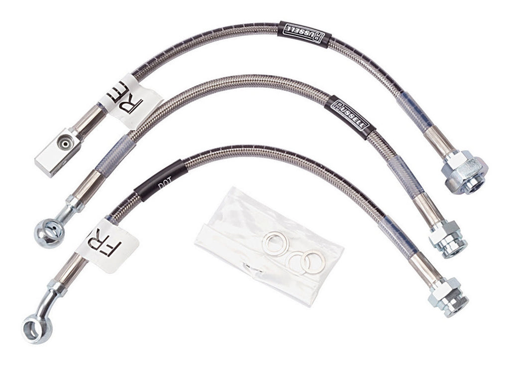 RUSSELL 692100 Brake Hose Kit 79-88 GM Intermediate Car