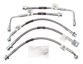 RUSSELL 692120 Russell Brake Hose Kit for 1994-1996 Chevrolet Impala, Roadmaster & Caprice - Street Legal DOT Approved Braided Stainless Steel