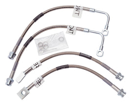RUSSELL 692180 Russell S/S Brake Line Kit 1994-1996 Chevy Corvette - Street Legal Braided Stainless Steel Brake Hose Set