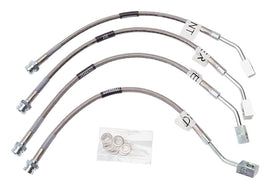 RUSSELL 692190 Russell Brake Hose Kit for Chevrolet Corvette (1997-2004) – Street Legal, DOT Approved Braided Stainless Steel