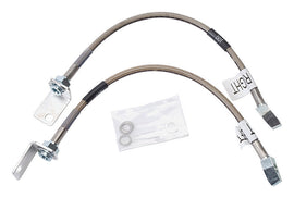 RUSSELL 693150 Russell 68-70 Mustang Front Brake Hose Kit - Street Legal Braided Stainless DOT Approved