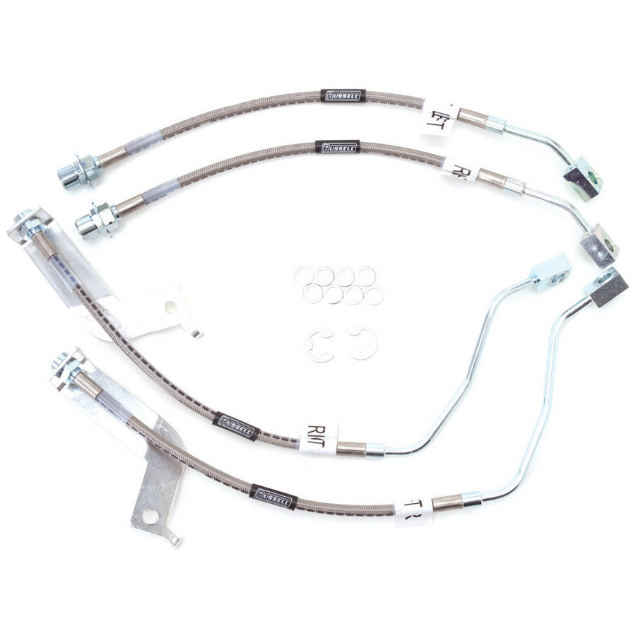 RUSSELL 693210 Brake Hose Kit Ford 99-04 Mustang