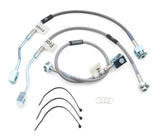 RUSSELL 693220 Russell Brake Hose Kit for Ford F-150 (1992-1996) – Braided Stainless DOT Approved Front Disc and Rear Drum