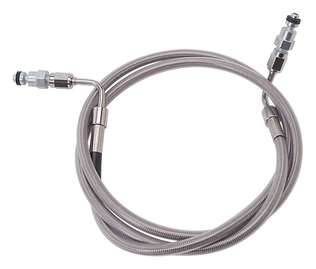 RUSSELL 694870 Russell Clutch Hose Kit for Jeep Wrangler TJ 1997-2006, Braided Stainless Steel with Quick Disconnect