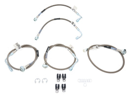 RUSSELL 695760 Russell Brake Hose Kit for GM 1500 Fullsize Trucks (1999-2006), Braided Stainless DOT Approved