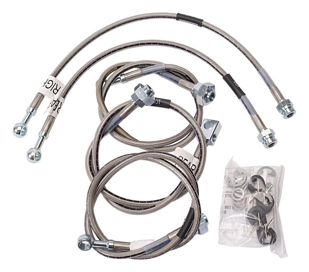 RUSSELL 695770 S/S Brake Line Kit 01-06 GM HD Trucks