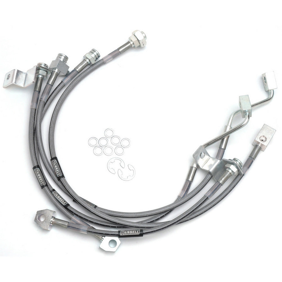 RUSSELL 696490 Brake Hose Kit Ford 99-04 F250/350 SD 4WD