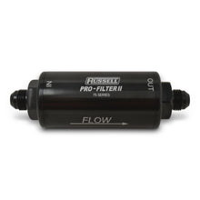 Load image into Gallery viewer, RUSSELL 750601 Russell 6AN 10 Micron Gas Filter with Male In/Out Connectors - Black